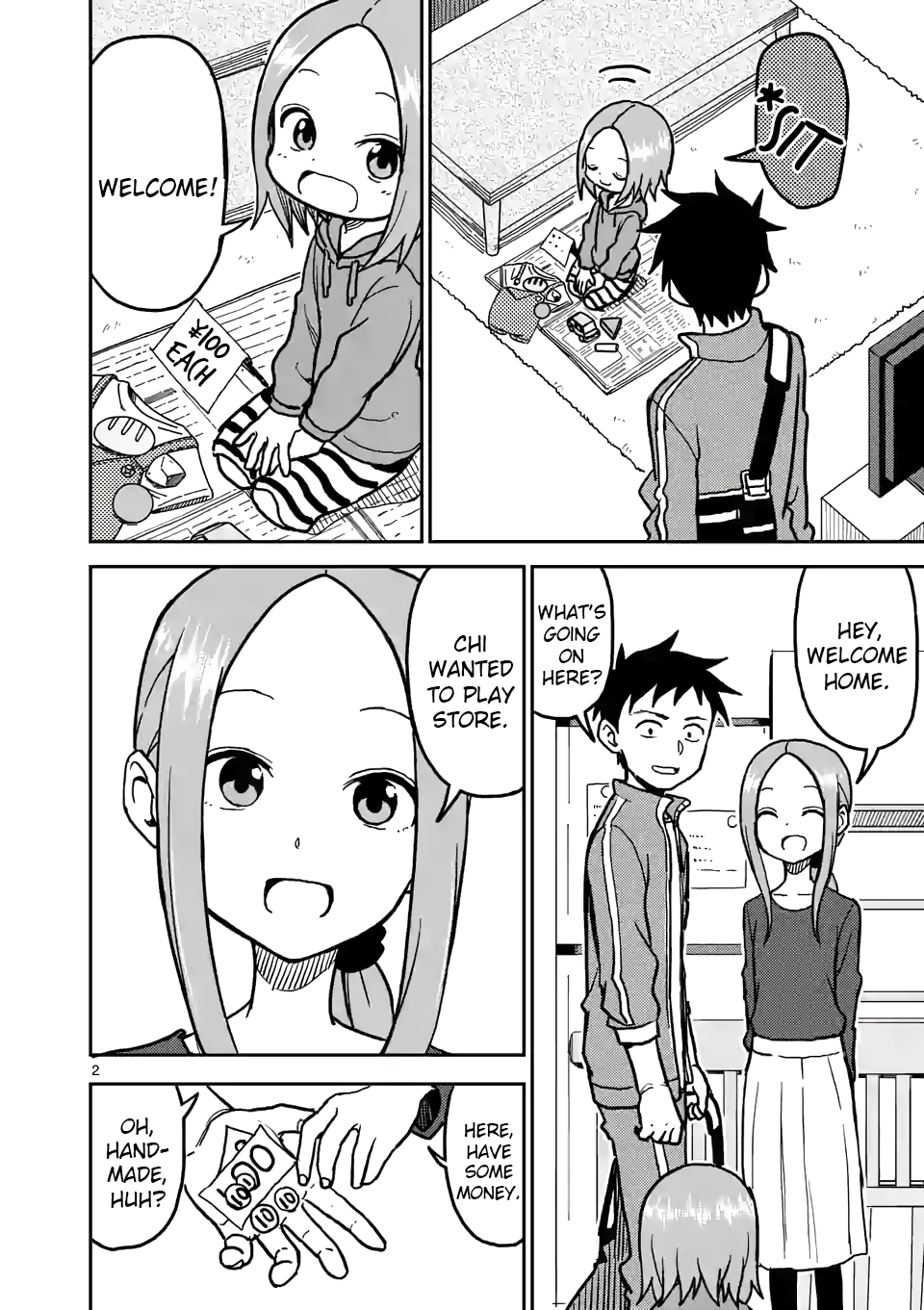 Karakai Jouzu no (Moto) Takagi-san Chapter 111 2